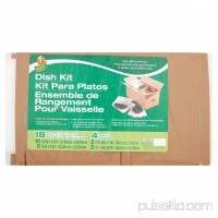Duck Dish Moving Kit, Includes 18 Foam Pouches and 4 Dividers (Box Not Included)   550657349